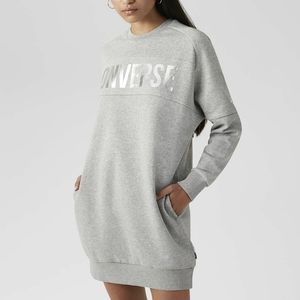sweater dress with converse